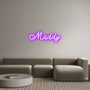 Custom Neon: Maddy - VINTAGE SIGN