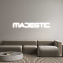Custom Neon: MAJESTIC - VINTAGE SIGN