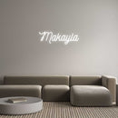 Custom Neon: Makayla - VINTAGE SIGN