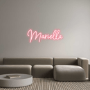 Custom Neon: Mariella - VINTAGE SIGN