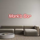 Custom Neon: Mark’s Bar - VINTAGE SIGN