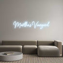Custom Neon: Martha's Vine... - VINTAGE SIGN