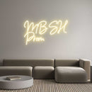 Custom Neon: MBSH Prom - VINTAGE SIGN