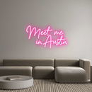 Custom Neon: Meet me ... - VINTAGE SIGN