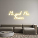 Custom Neon: Mr. and Mrs. ... - VINTAGE SIGN