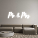 Custom Neon: Mr. & Mrs. - VINTAGE SIGN