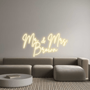 Custom Neon: Mr. & Mrs. B... - VINTAGE SIGN