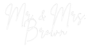 Custom Neon: Mr. & Mrs. B... - VINTAGE SIGN