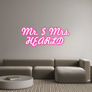 Custom Neon: Mr. $ Mrs. H... - VINTAGE SIGN