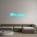 Custom Neon: Music Lounge - VINTAGE SIGN