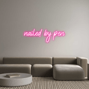 Custom Neon: nailed by pen - VINTAGE SIGN