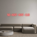 Custom Neon: NO - HUNT - H... - VINTAGE SIGN