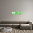 Custom Neon: Nope! - VINTAGE SIGN