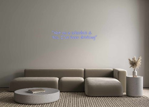 Custom Neon: “Not on a sch... - VINTAGE SIGN