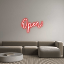 Custom Neon: Open! - VINTAGE SIGN