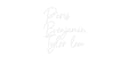 Custom Neon: Paris Benjam... - VINTAGE SIGN