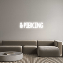 Custom Neon: & piercing - VINTAGE SIGN