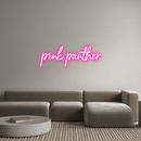 Custom Neon: pink panther - VINTAGE SIGN