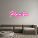Custom Neon: Polegorithms - VINTAGE SIGN