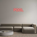 Custom Neon: POOL - VINTAGE SIGN