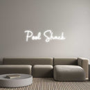 Custom Neon: Pool Shack - VINTAGE SIGN