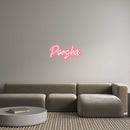 Custom Neon: Poosha - VINTAGE SIGN