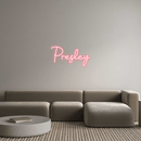 Custom Neon: Presley - VINTAGE SIGN