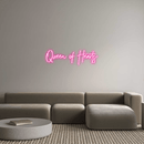 Custom Neon: Queen of Hearts - VINTAGE SIGN