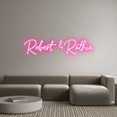 Custom Neon: Robert & Ruthie - VINTAGE SIGN