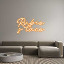 Custom Neon: Rubio s taco - VINTAGE SIGN