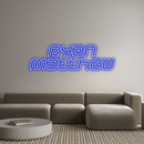Custom Neon: Ryan Matthew - VINTAGE SIGN