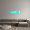 Custom Neon: Scarlett - VINTAGE SIGN