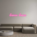 Custom Neon: Sienna Susan - VINTAGE SIGN