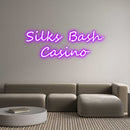 Custom Neon: Silks Bash C... - VINTAGE SIGN