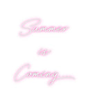 Custom Neon: Summer is ... - VINTAGE SIGN