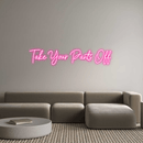 Custom Neon: Take Your Pan... - VINTAGE SIGN