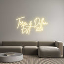 Custom Neon: Tera & Dillon... - VINTAGE SIGN