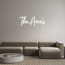 Custom Neon: The Arce’s - VINTAGE SIGN