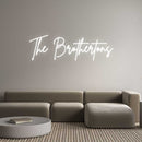 Custom Neon: The Brothertons - VINTAGE SIGN