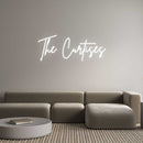 Custom Neon: The Curtises - VINTAGE SIGN