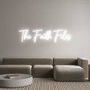Custom Neon: The Faith Files - VINTAGE SIGN