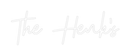 Custom Neon: The Henk's - VINTAGE SIGN