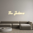 Custom Neon: The Jacksons - VINTAGE SIGN