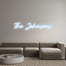 Custom Neon: The Johnsons - VINTAGE SIGN