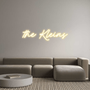 Custom Neon: the Kleins - VINTAGE SIGN