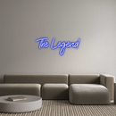 Custom Neon: The Legend - VINTAGE SIGN
