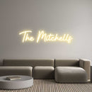 Custom Neon: The Mitchells - VINTAGE SIGN