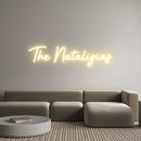 Custom Neon: The Natalizias - VINTAGE SIGN