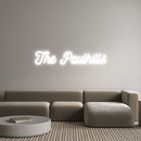 Custom Neon: The Paulhills - VINTAGE SIGN