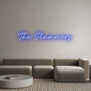 Custom Neon: The Plummers - VINTAGE SIGN